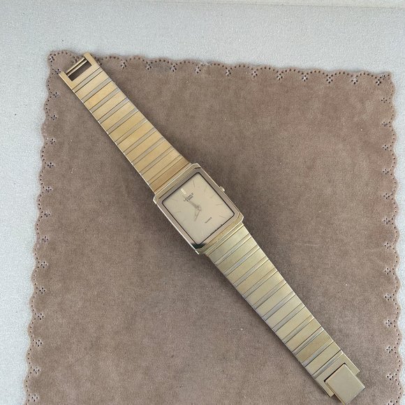 Vintage Unisex 18 Karat Heavy Gold Plated Lassale by Seiko luxury Watch - Picture 5 of 9